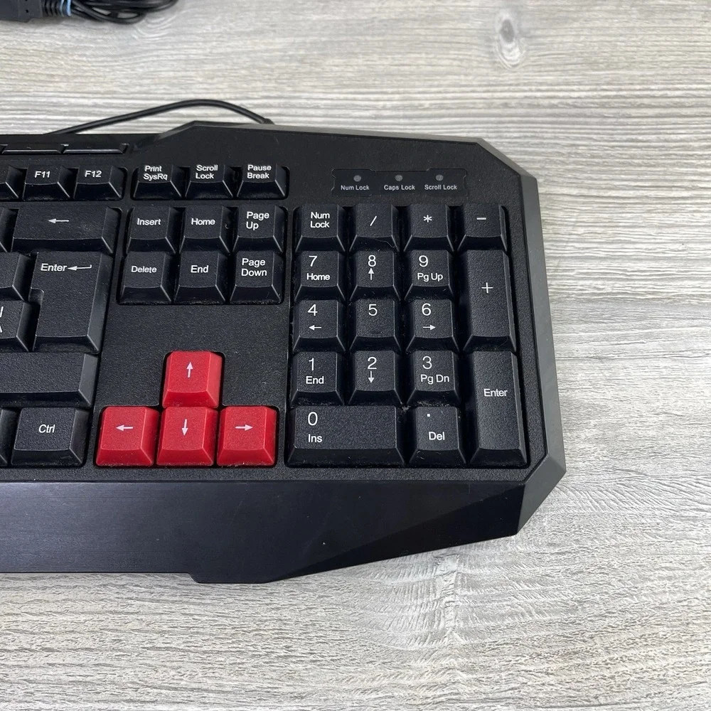 iBuyPower Model 70117IB Wired USB Keyboard Tested